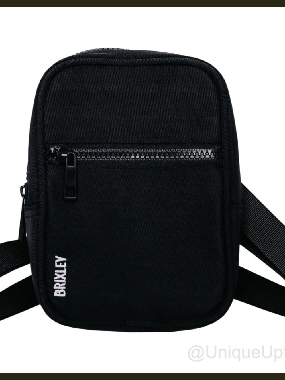 Nylon Crossbody Sling Bag 9 Pocket Fanny Pack Travel Purse
